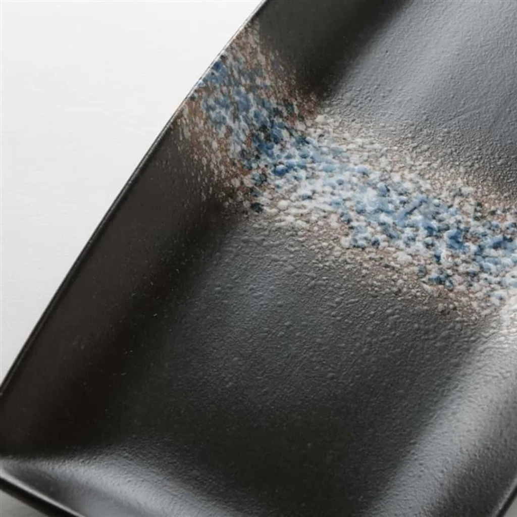 Piatto Rettangolare Moon Blue 37x14 cm MEDRI