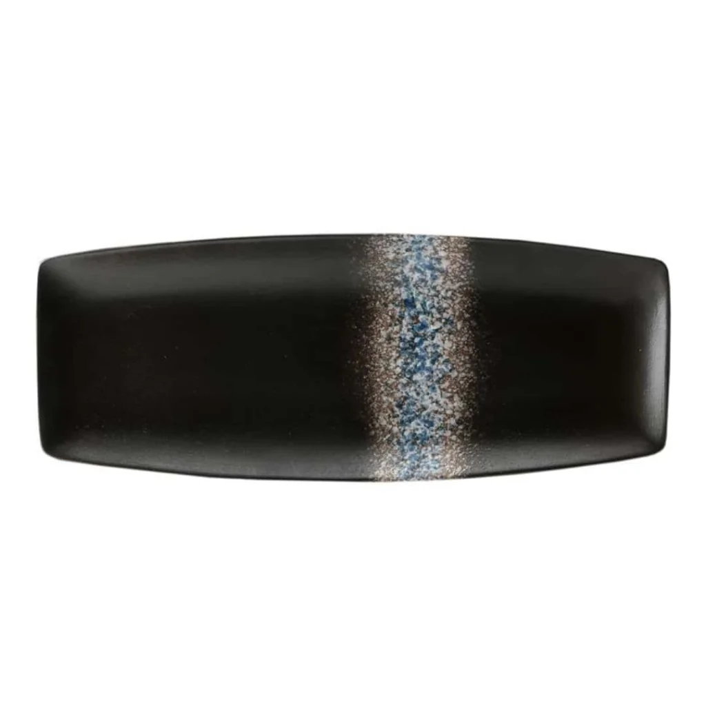 Piatto Rettangolare Moon Blue 37x14 cm MEDRI