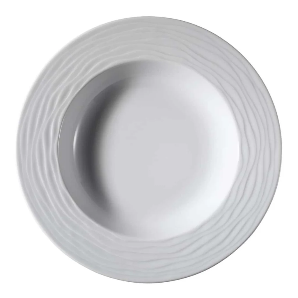 Set 12 Piatti Fondi Sea Wave Ø 23 cm KUTAHYA PORSELEN