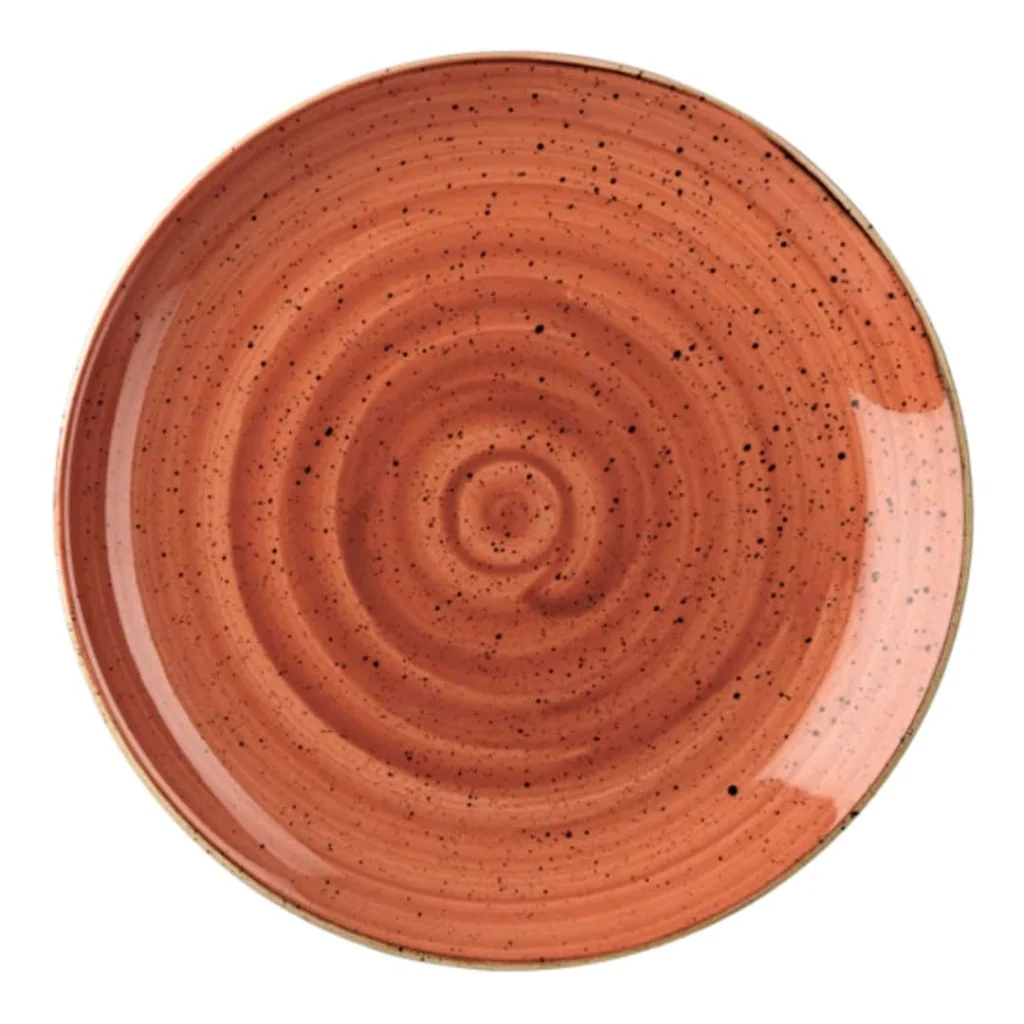 Piatto Piano Stonecast Arancio Ø 16,5 cm CHURCHILL