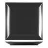 Set 6 Piatti Piani Boston Neri 24x24 cm MORINI