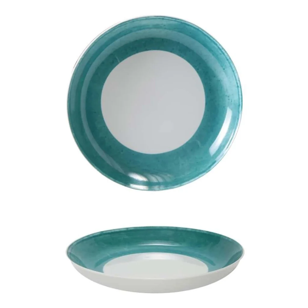 Set 6 Piatti Pasta Matiz Verdi Ø 27 cm MEDRI