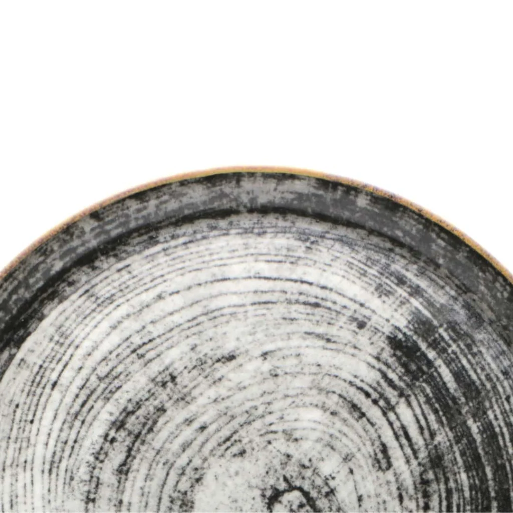 Piatto Pizza Black Round Napoli 33 cm SATURNIA