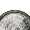 Piatto Pizza Black Round Napoli 33 cm SATURNIA