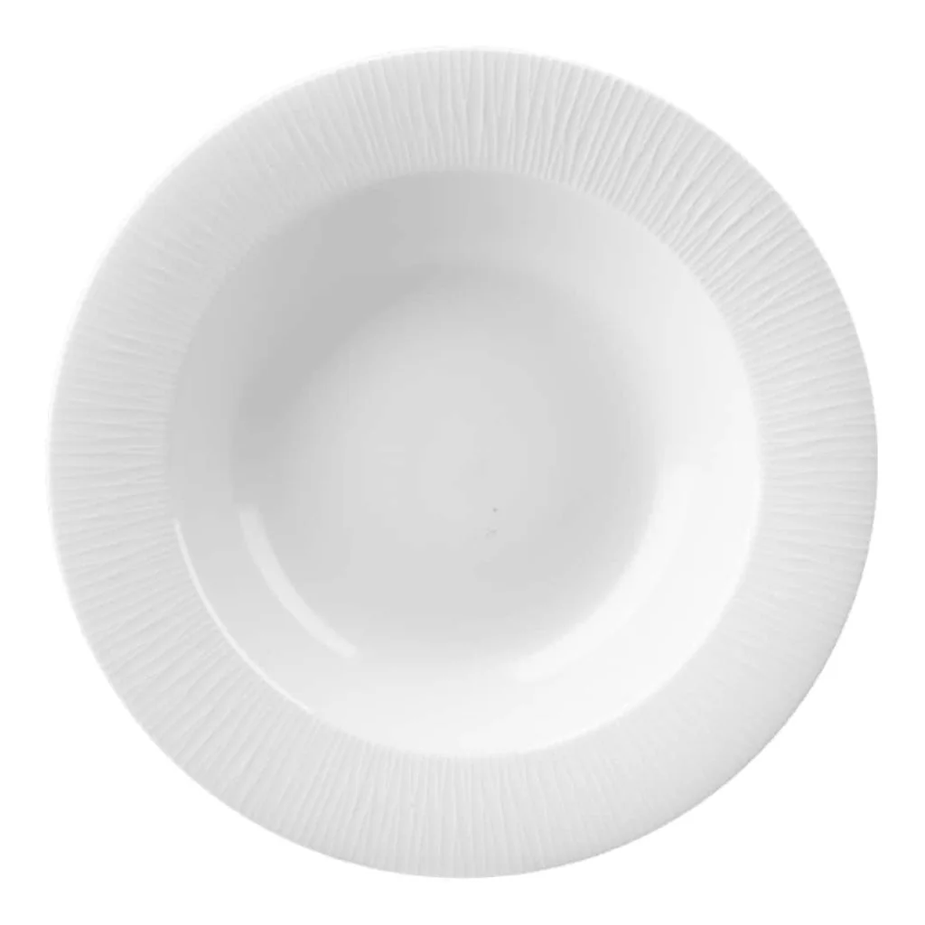 Piatto Pasta Bowl Bamboo Bianco ø 24,9 cm CHURCHILL