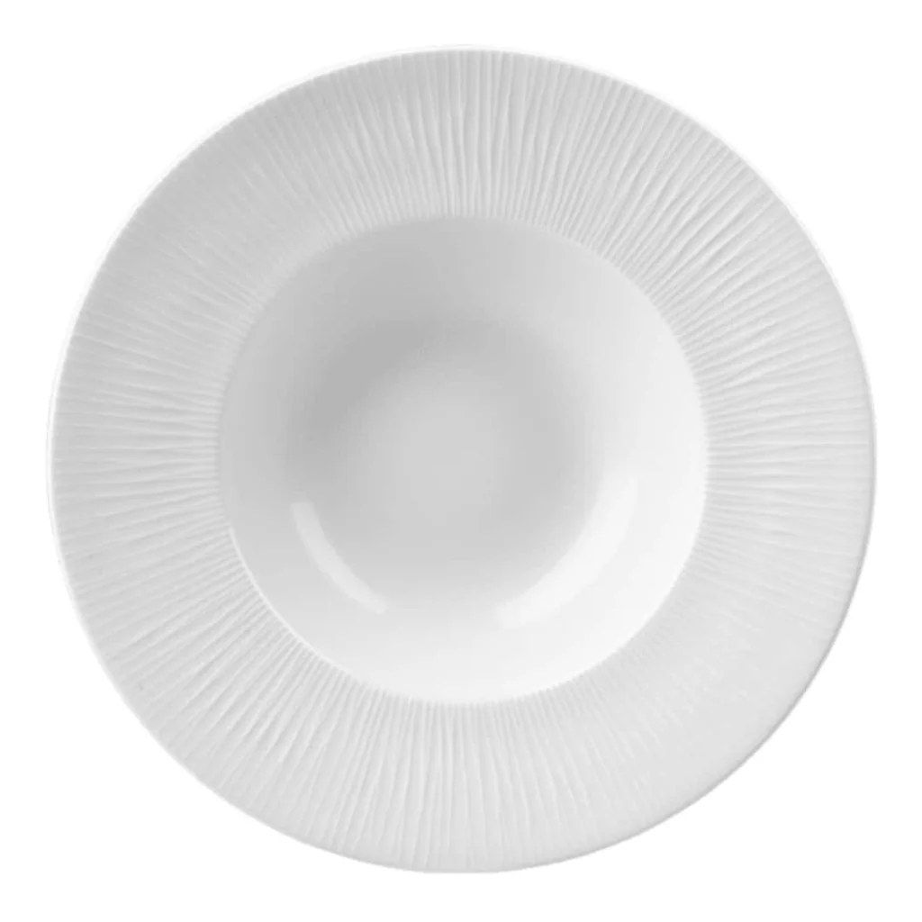 Piatto Pasta Bowl Bamboo Bianco ø 24 cm CHURCHILL