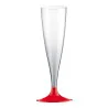 Calice Flute Easy con Gambo Colorato 140 cc GOLD PLAST