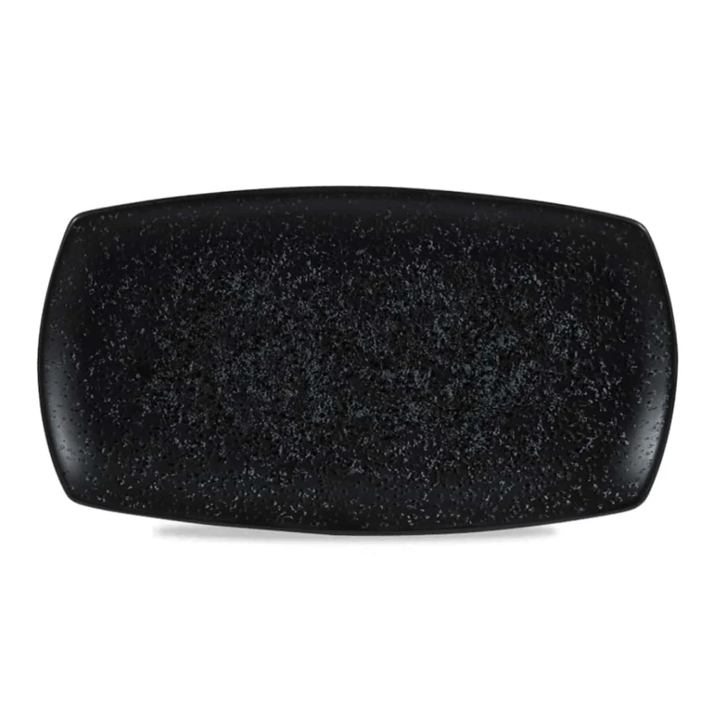 Piatto Menu Shades Caldera Ash Black 36x19 cm CHURCHILL