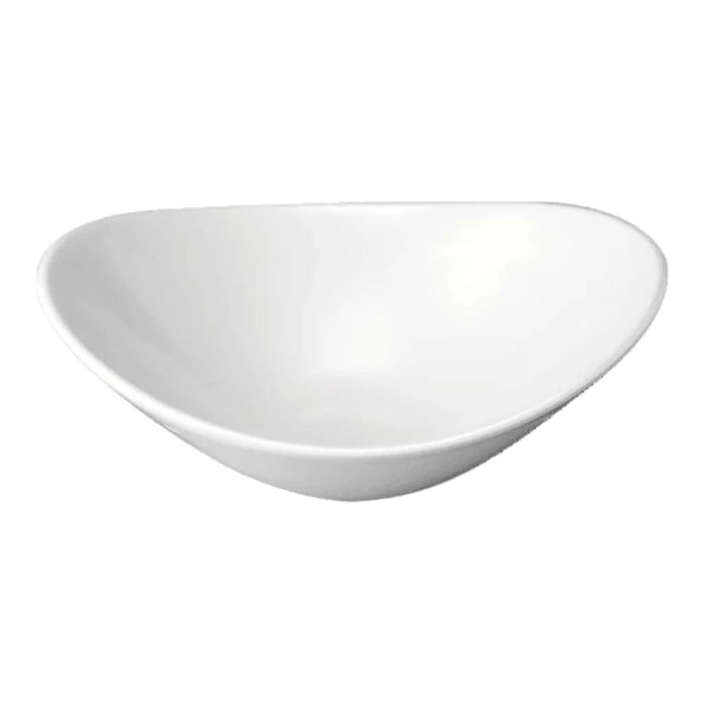 Coppa Ovale Orbit Bianca 18x14 cm CHURCHILL