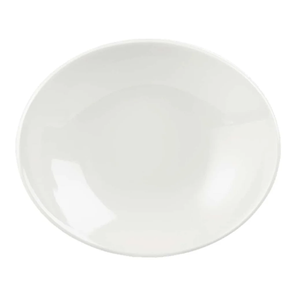 Coppa Ovale Orbit Bianca 18x14 cm CHURCHILL