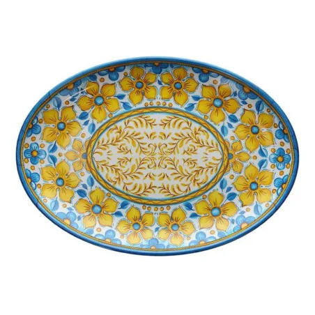 Vassoio Melamina Ovale Narciso 48x34 cm TOGNANA