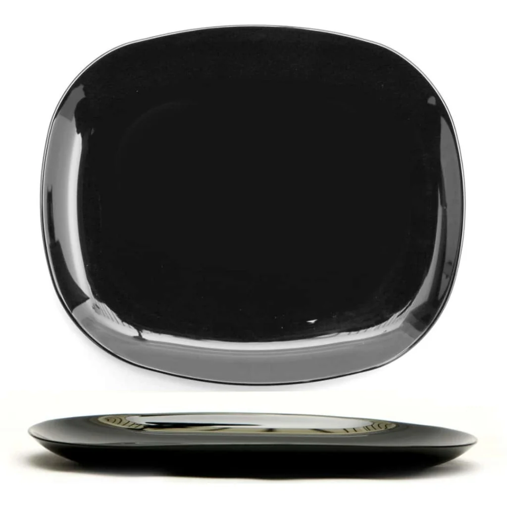 Piatto Evolutions Black Nero 28x23 cm ARCOROC