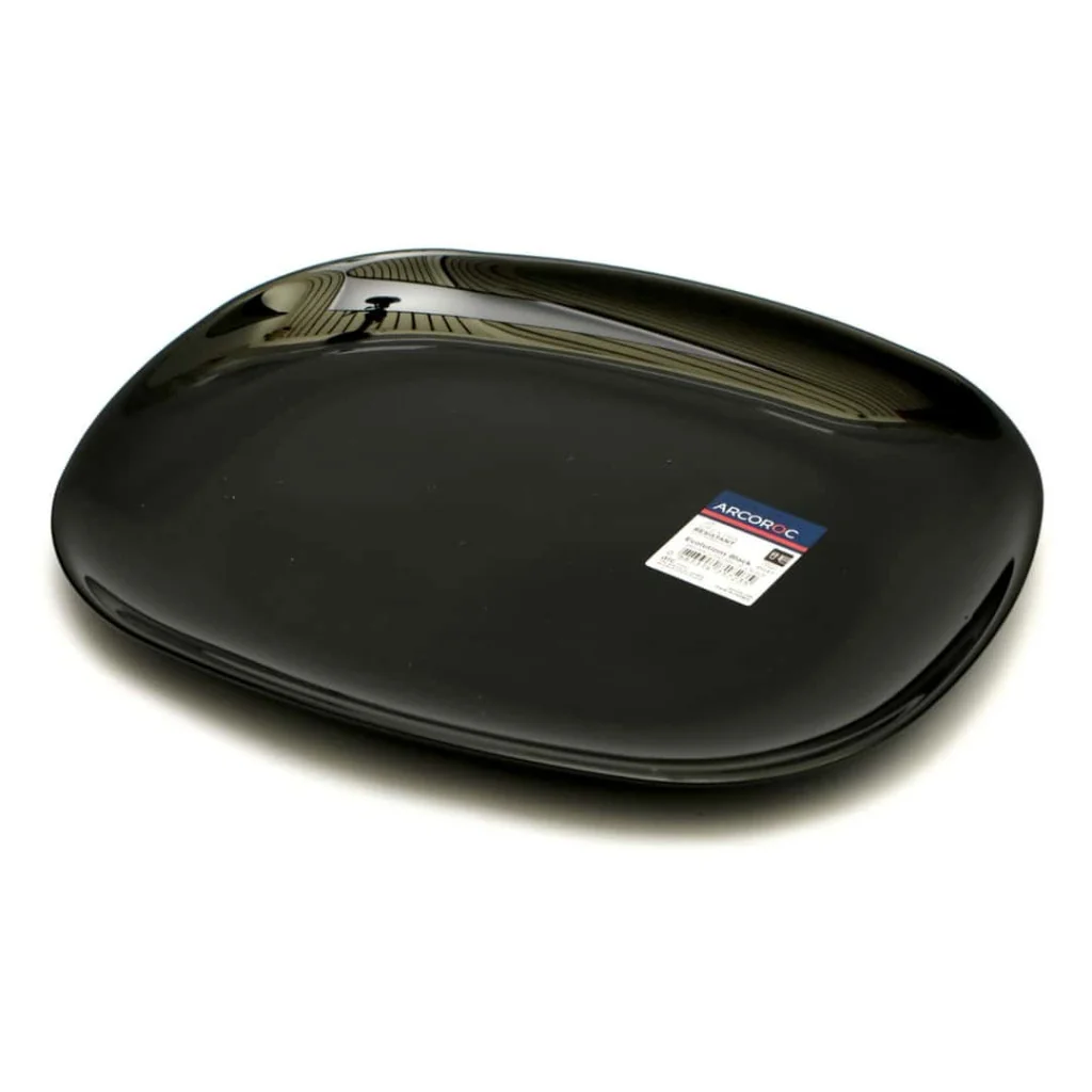 Piatto Evolutions Black Nero 28x23 cm ARCOROC