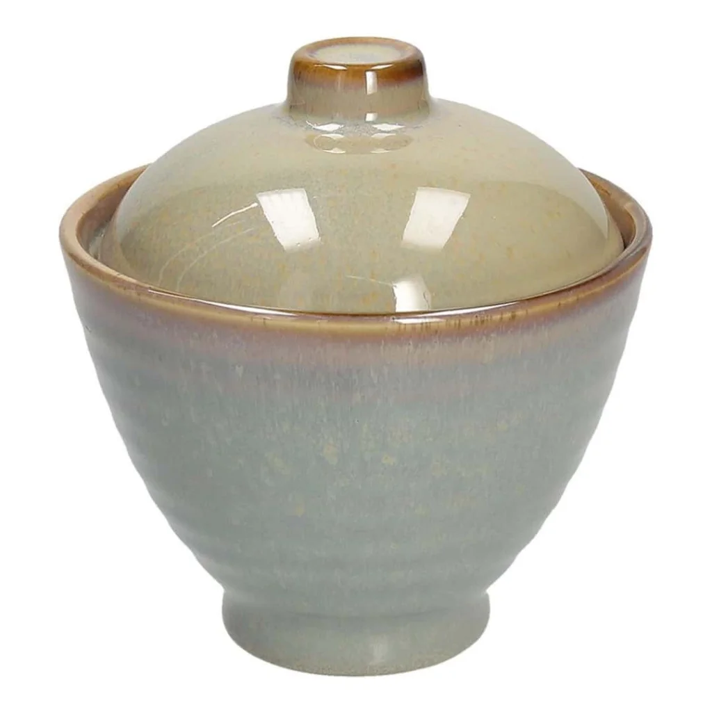 Coppetta Jap Beige con Coperchio 10x8 cm TOGNANA