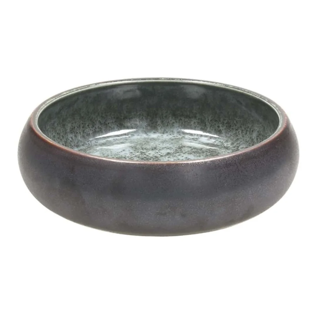 Coppetta Elipse Bronzo e Verde Oliva ø 20 cm TOGNANA