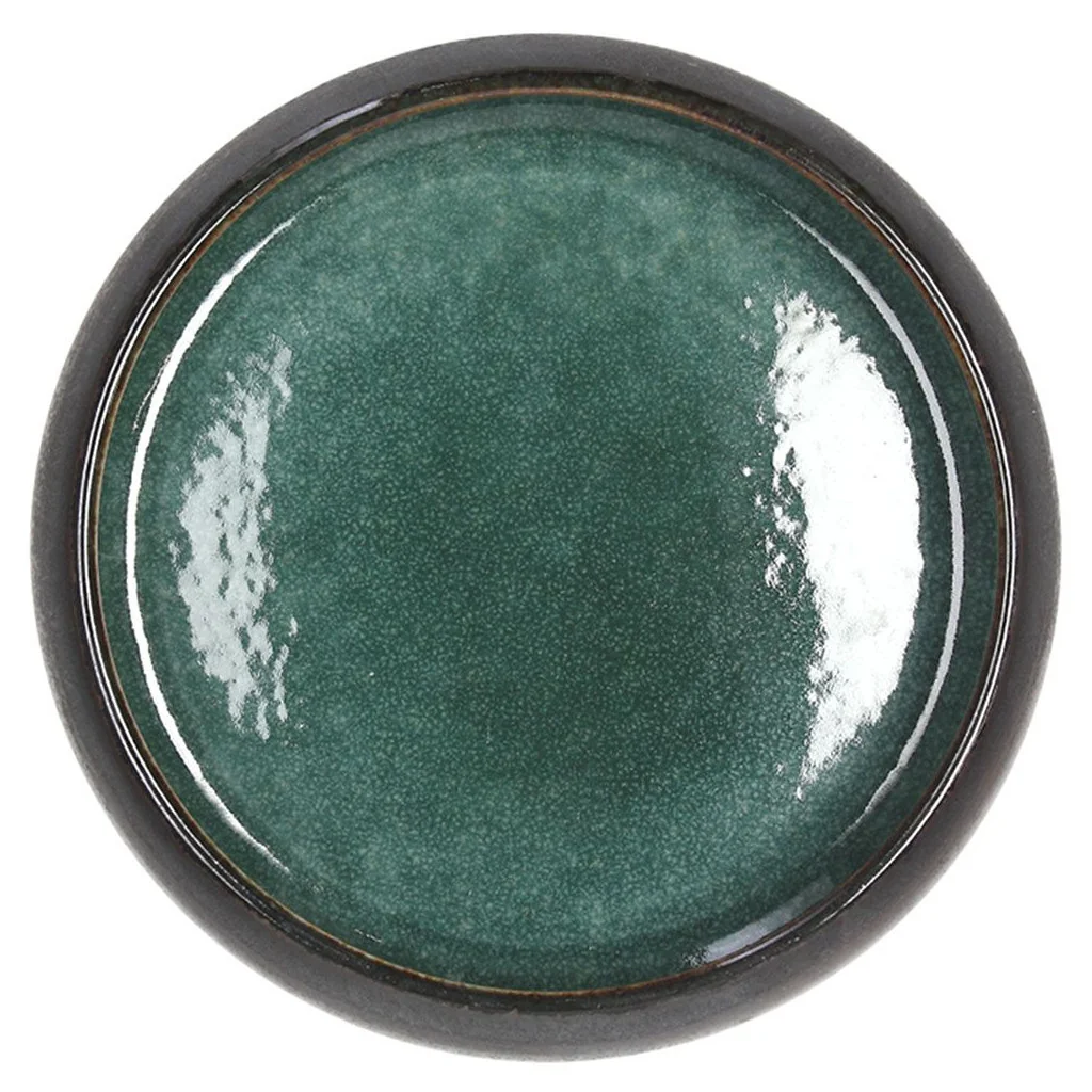 Coppetta Elipse Bronzo e Verde Acqua ø 20 cm TOGNANA