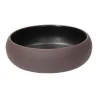 Coppetta Elipse Marrone e Nera ø 20 cm TOGNANA