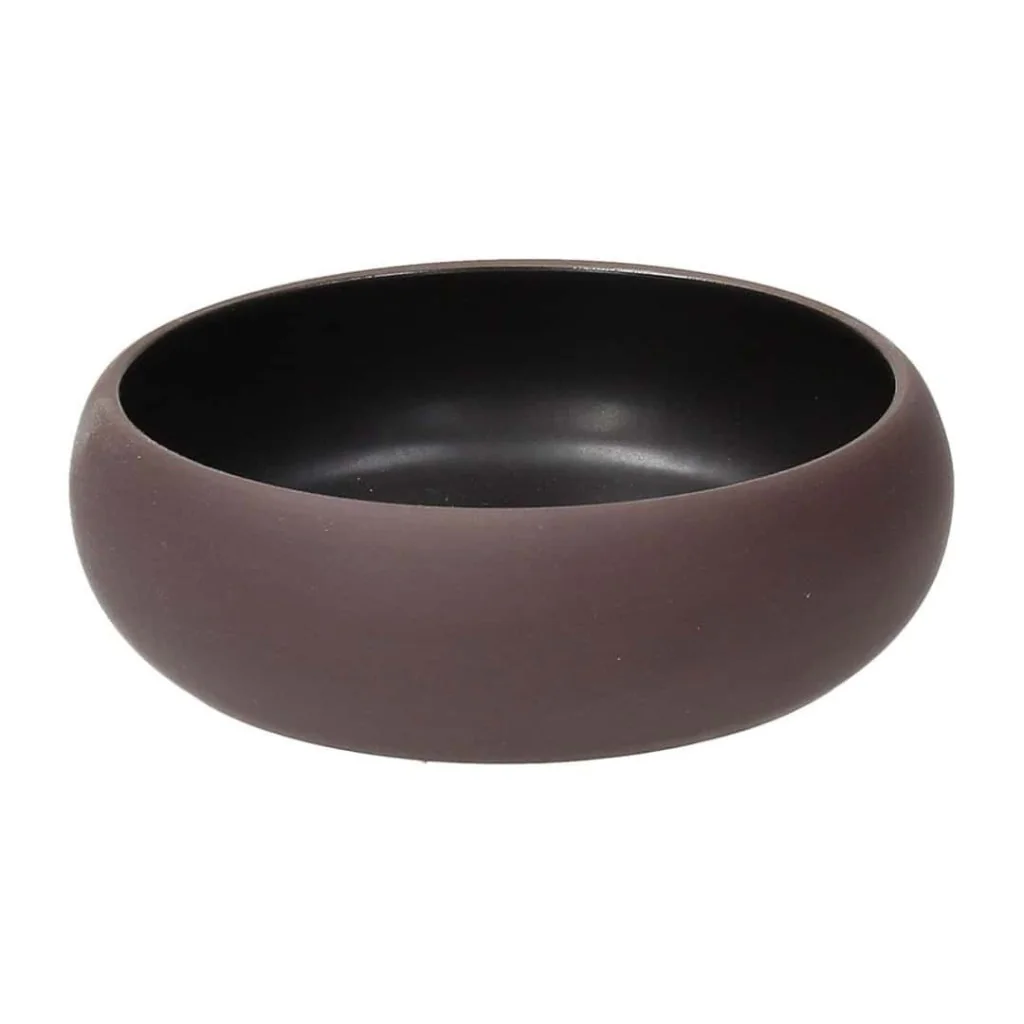 Coppetta Elipse Marrone e Nero ø 14 cm TOGNANA