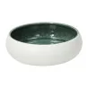 Coppetta Elipse Bianca e Verde Acqua ø 14 cm TOGNANA