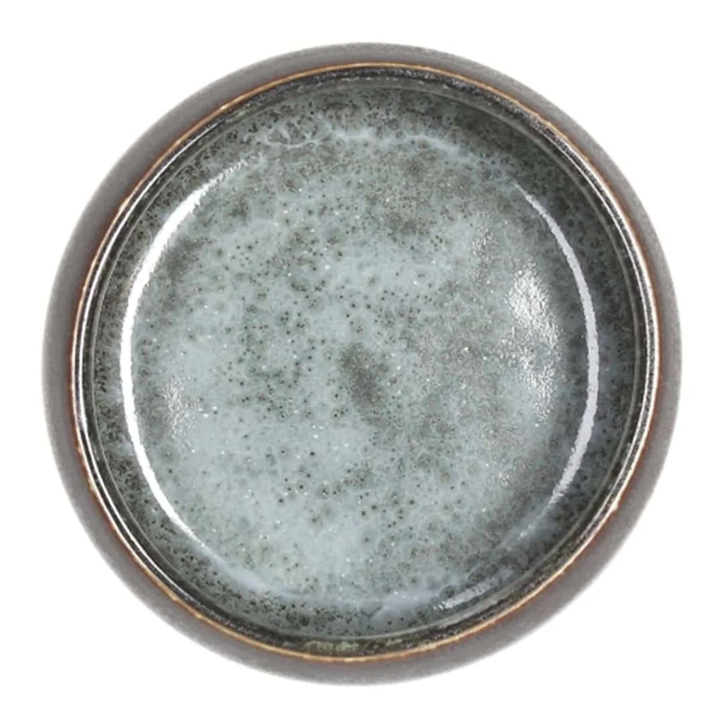 Coppetta Elipse Bronzo e Verde Oliva ø 12 cm TOGNANA