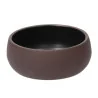 Coppetta Elipse Marrone e Nera ø 12 cm TOGNANA