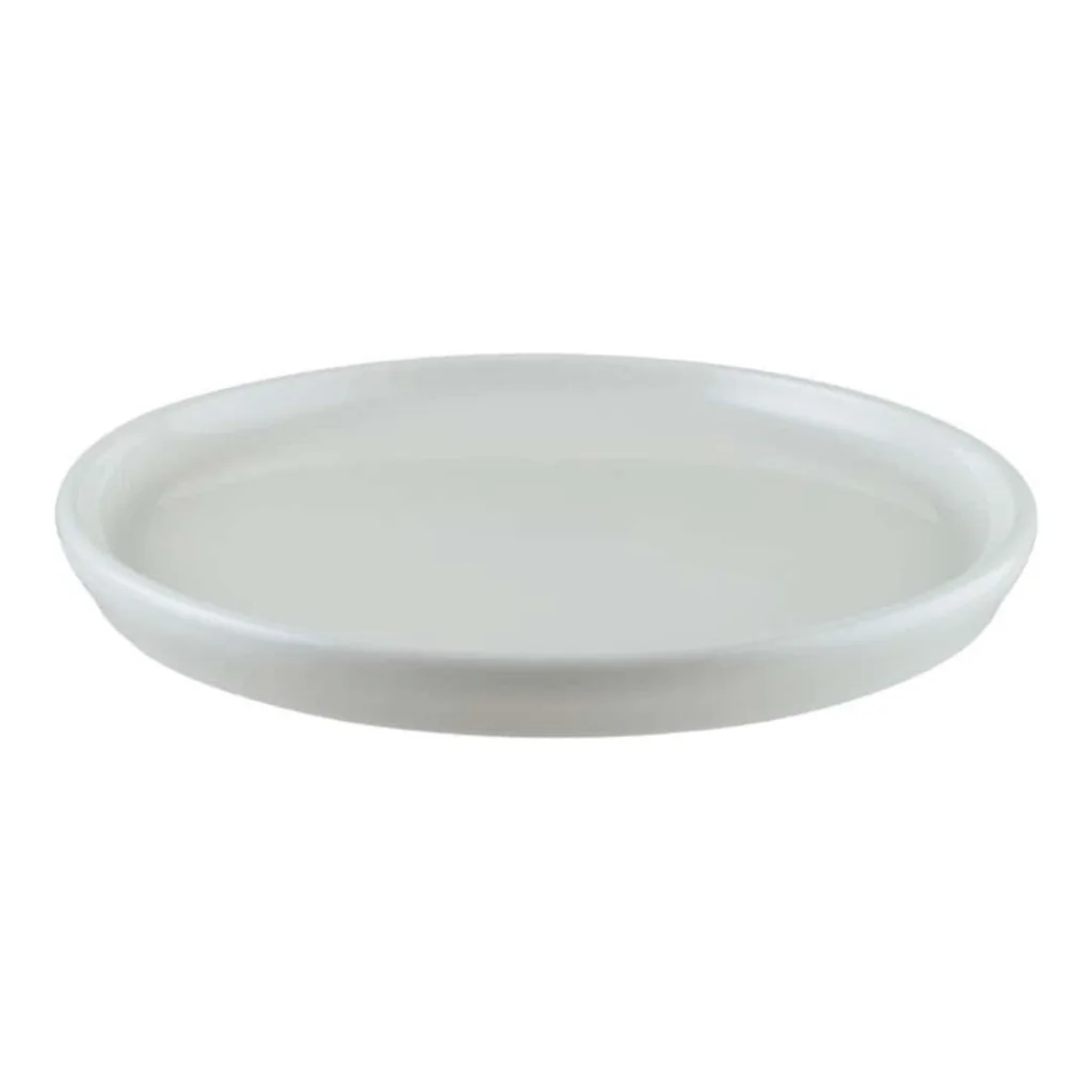 Piatto Piano Hygge Bianco con Bordo ø 22 cm BONNÀ
