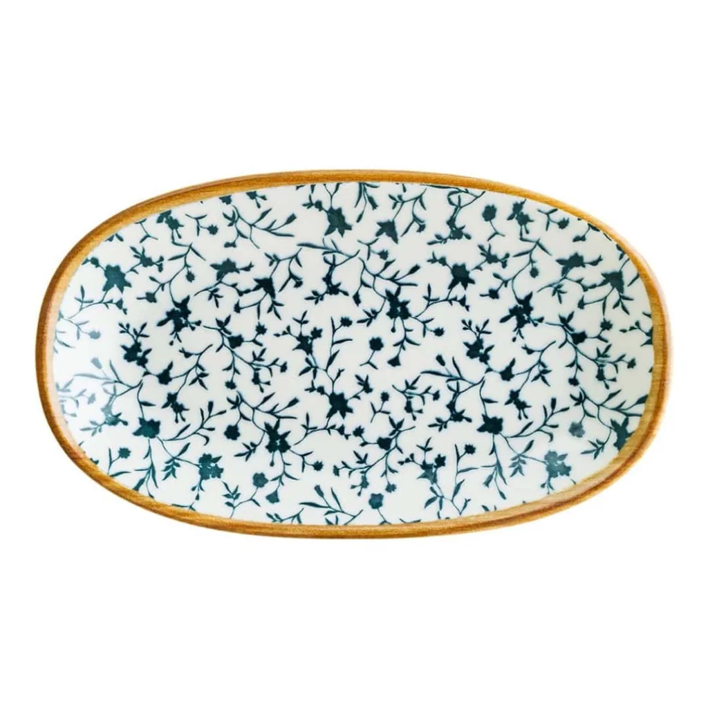Piatto Ovale Calif Blu 34x19 cm BONNÀ