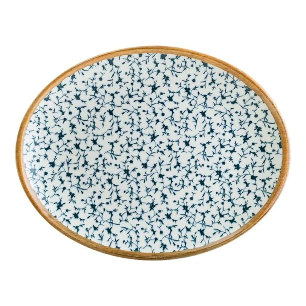 Piatto Ovale Calif Blu 31x24 cm BONNÀ