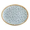 Piatto Ovale Calif Blu 31x24 cm BONNÀ
