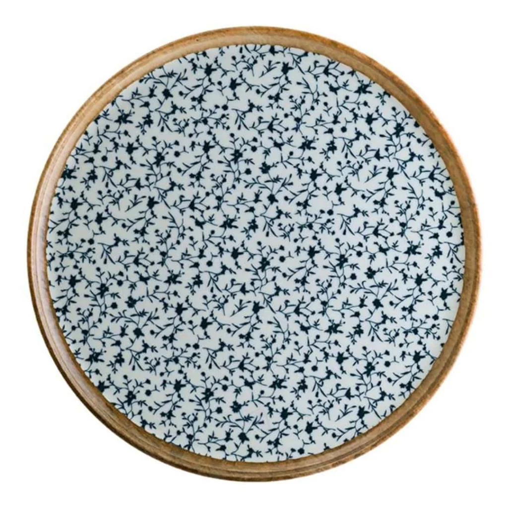 Piatto Piano Calif Blu ø 32 cm BONNÀ