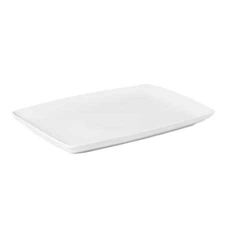 Piatto Rettangolare Quadro Bianco 35,5x23 cm TABLETOP