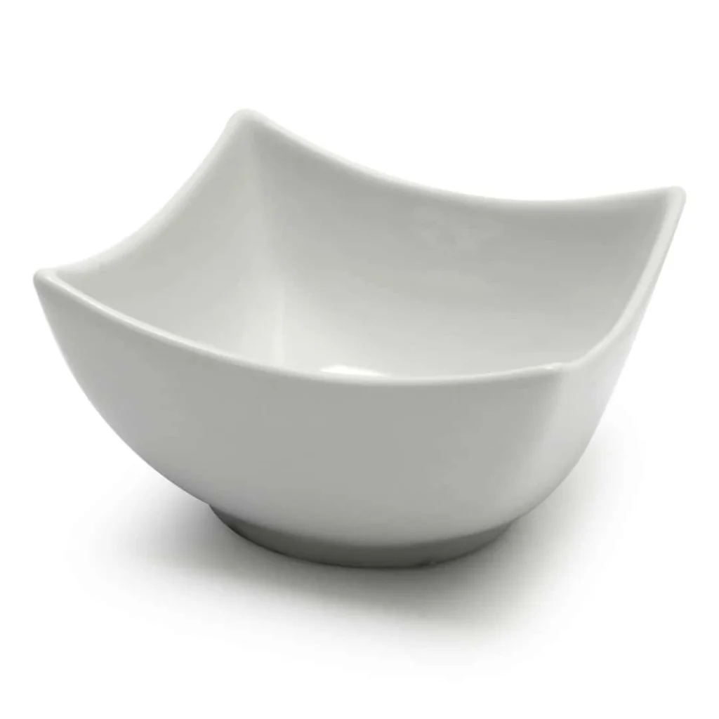 Coppetta Quadrata Just White Bianca 9,5 cm DT