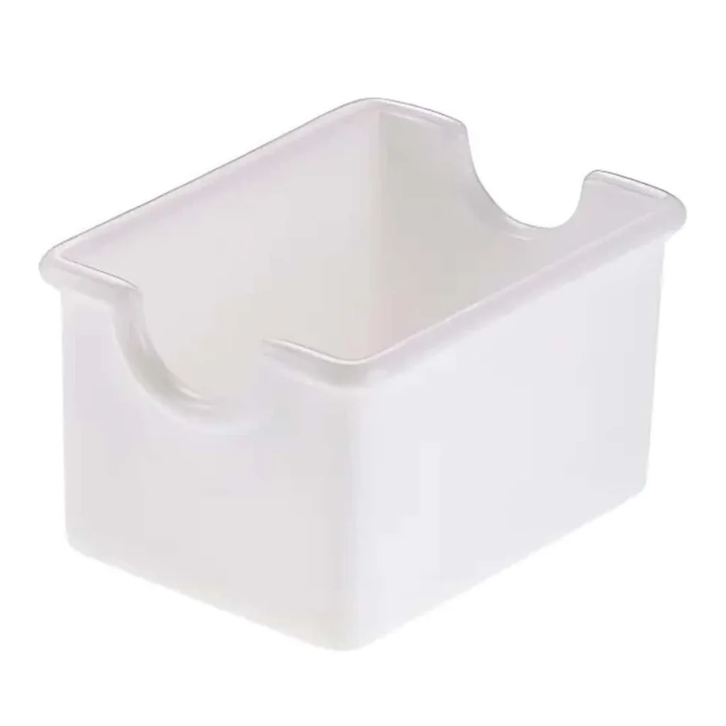 Vaschetta Porta Zucchero Bianca 8x5x5 cm LEONE