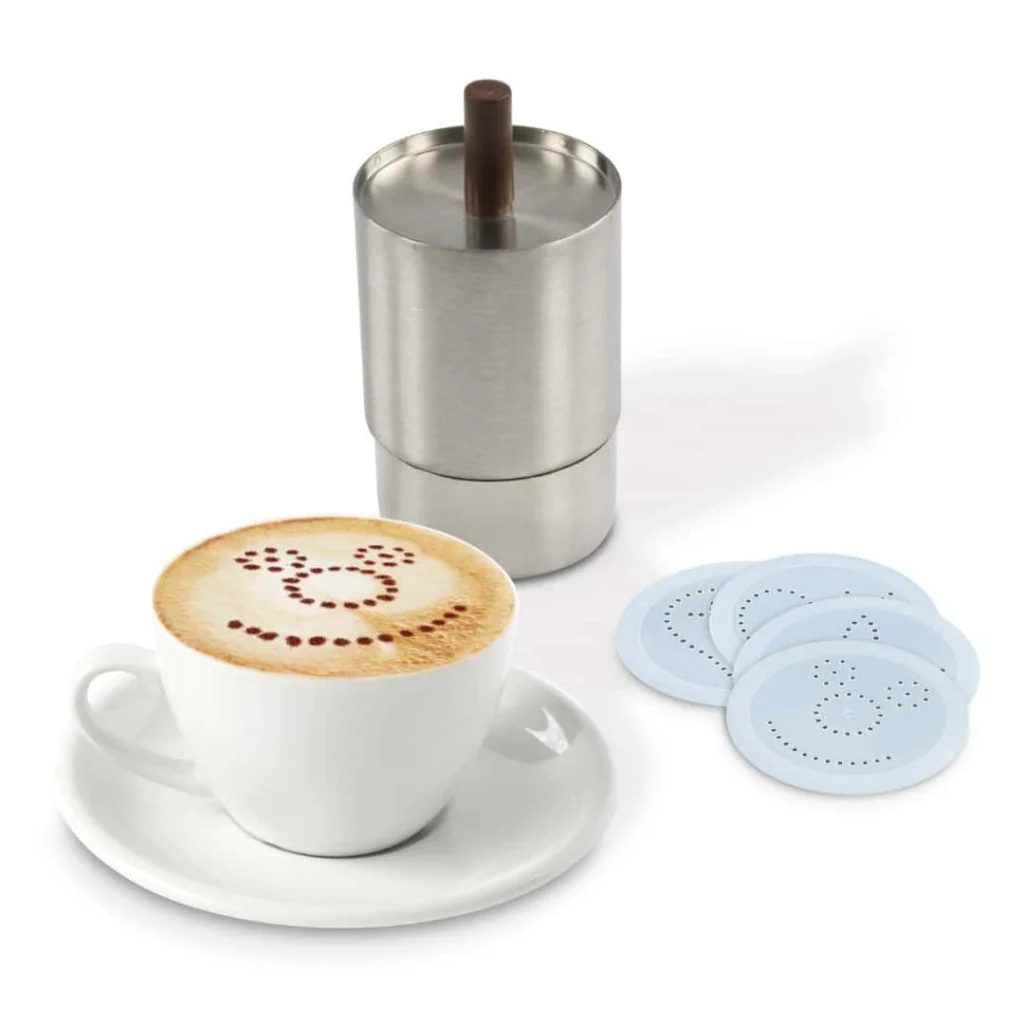 Decospargi Cacao per Cappuccini con 4 Dischi Acciaio Inox 18/10 Ilsa