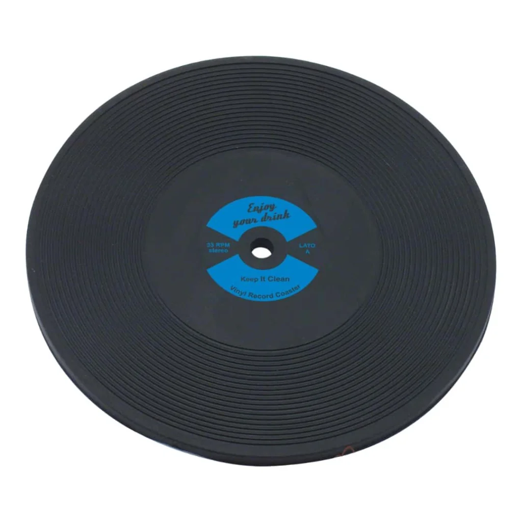 Sottobicchiere Disco Vinile LP Blu THE BARS