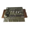 Borsa Barman Roll Ecopelle Marrone Completa THE BARS