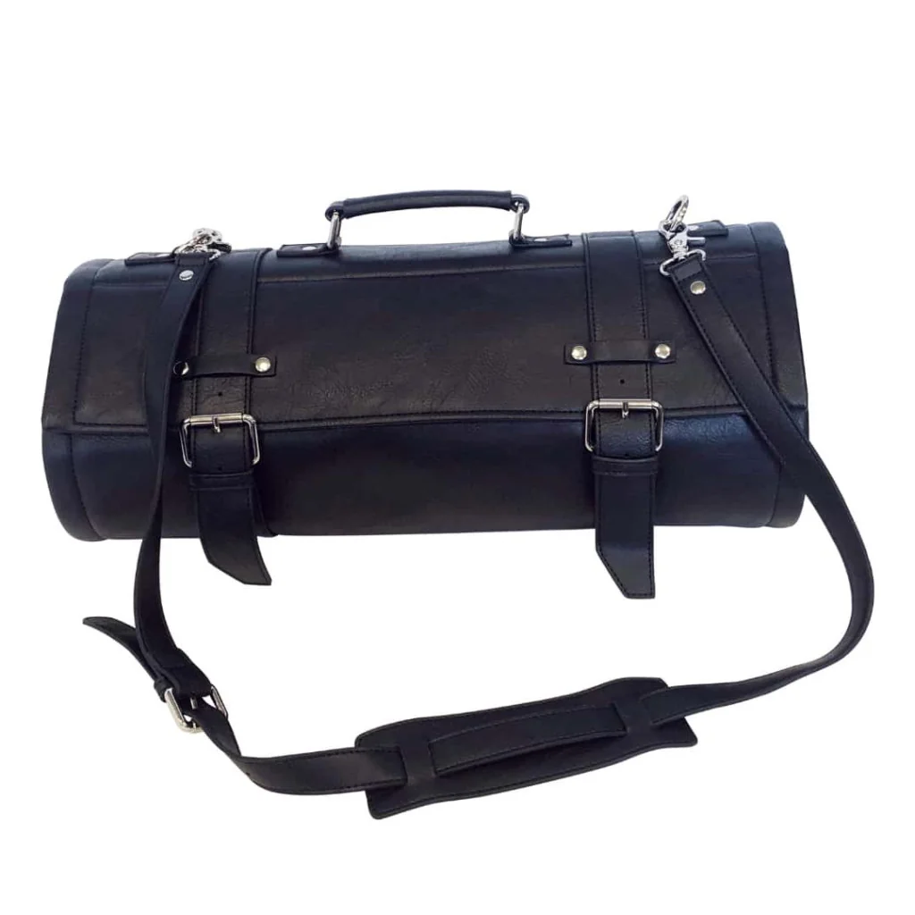 Borsa Barman Roll Ecopelle Nera Completa THE BARS