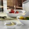 Piatto Piano Pera Bianco con Falda ø 21 cm KUTAHYA PORSELEN