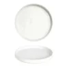 Piatto Piano Oslo Bianco Nordic ø 26 cm SATURNIA