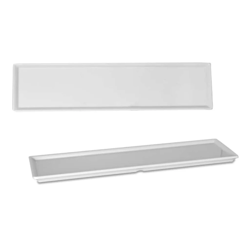Vassoio Melamina Rettangolare Expo Bianco 63x16 cm LE NOUVEAU