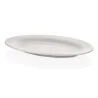 Vassoio Melamina Ovale Nova Bianco Ruvido 64x44 cm LE NOUVEAU