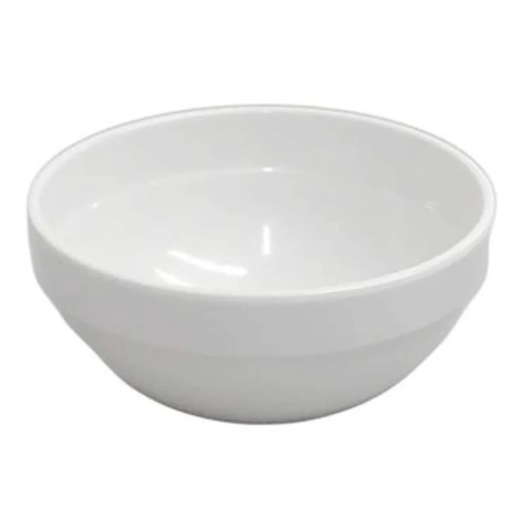 Coppetta Melamina Impilabile Bianca 12x5,5h cm MEDRI