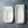 Vassoio Rettangolare Stonecast Bianco 35x18,5 cm CHURCHILL