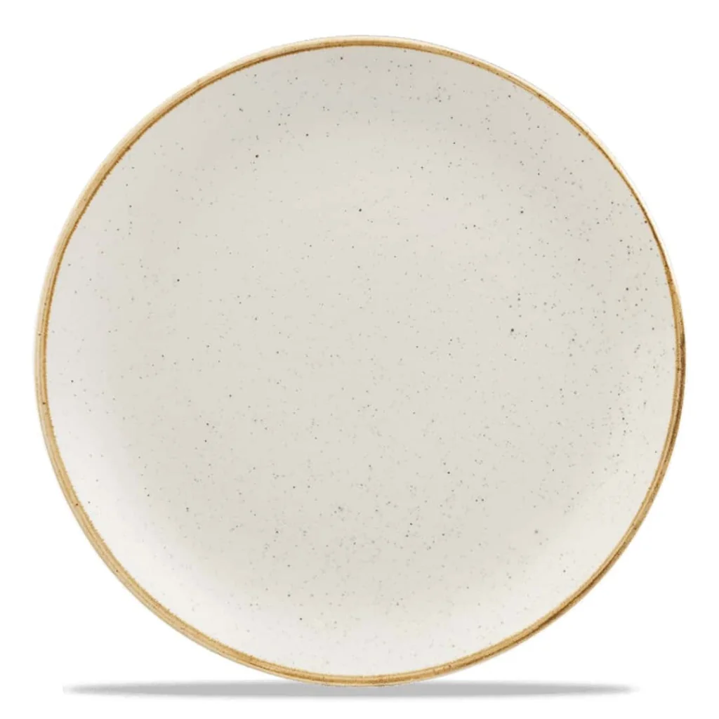 Piatto Piano Stonecast Bianco ø 26 cm CHURCHILL