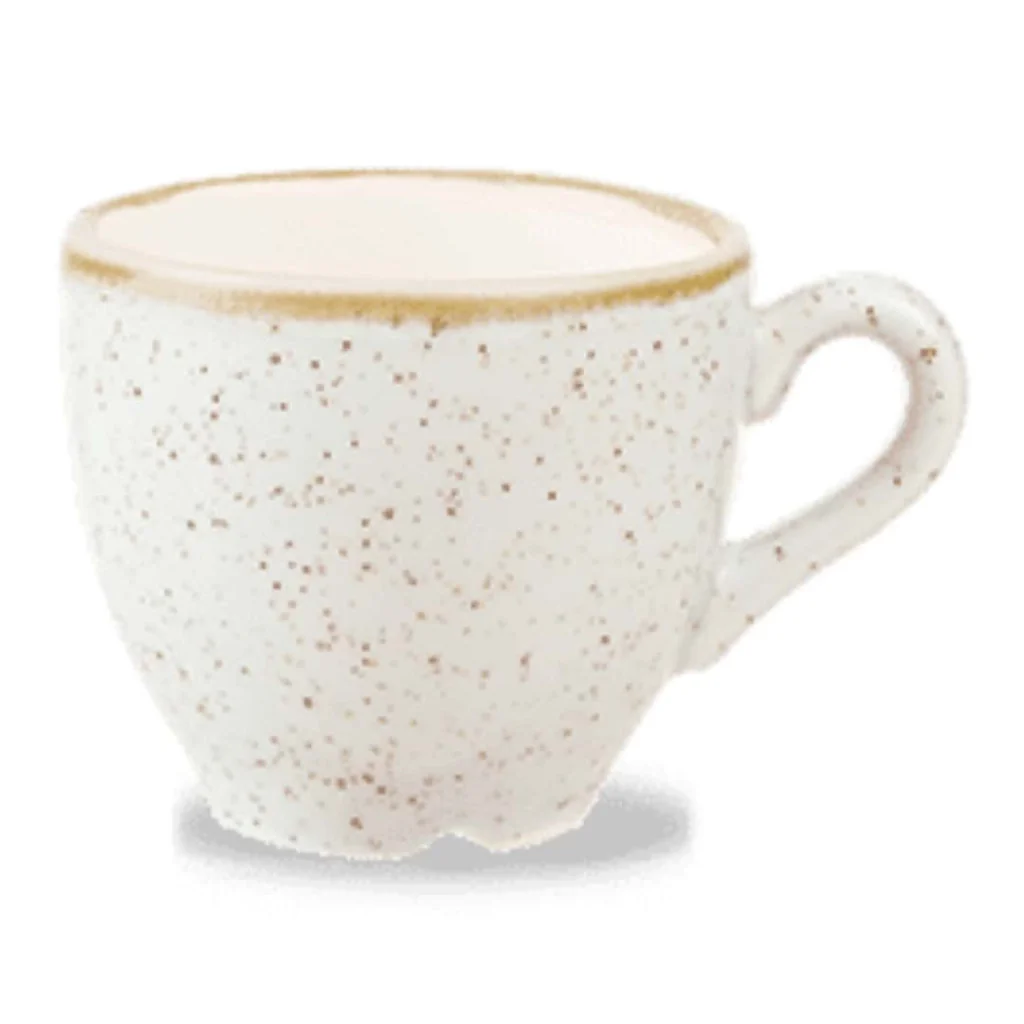 Tazza Caffè Stonecast Bianca 10 cl CHURCHILL