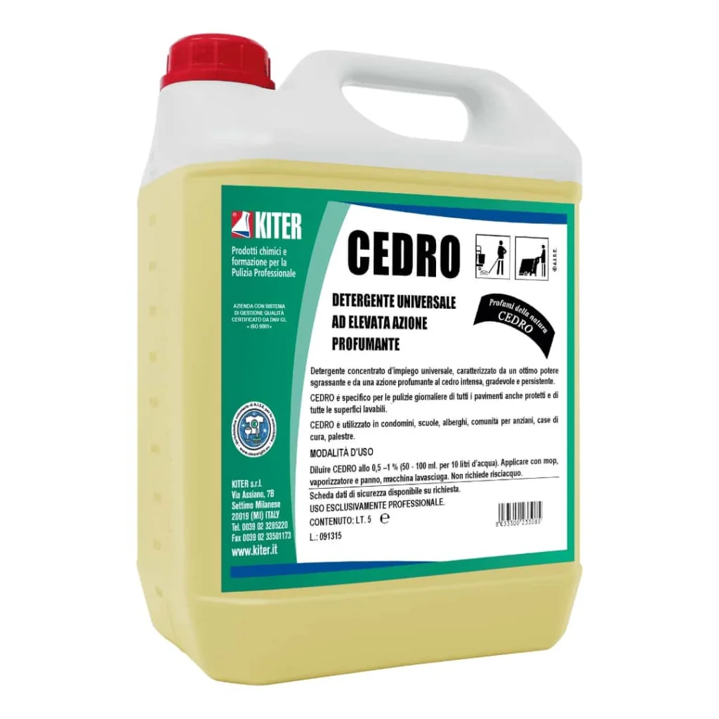 Detergente Pavimenti Cedro 5 lt KITER