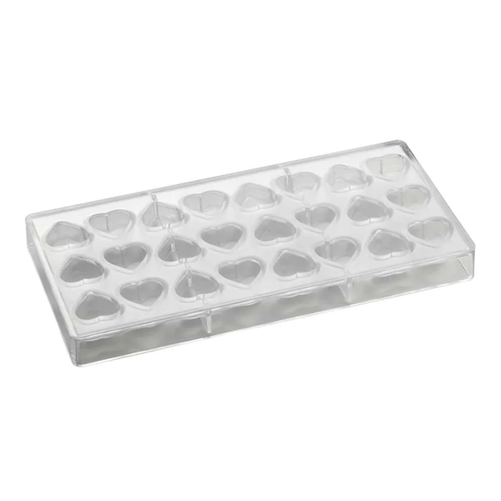 Stampo Praline Cioccolato Cuore 24 Impronte PAVONI