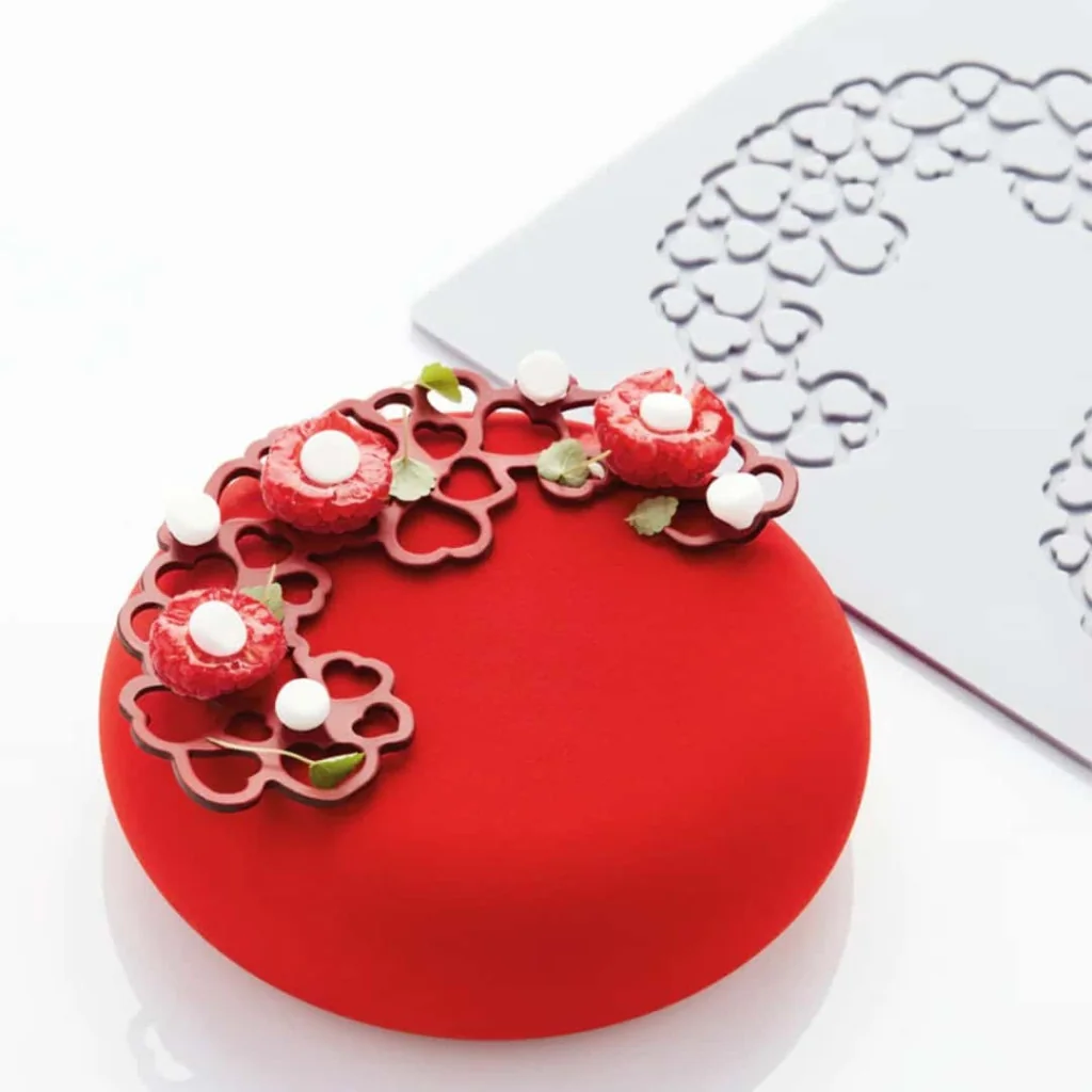 Stampo Silicone Monoporzione Mezzaluna - Cuori PAVONI
