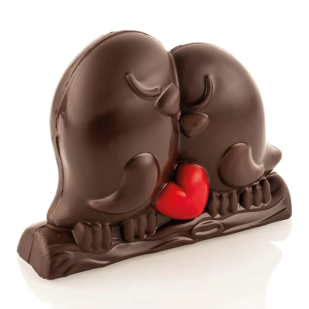 Kit 2 Stampi Cioccolato Loving Birds SILIKOMART