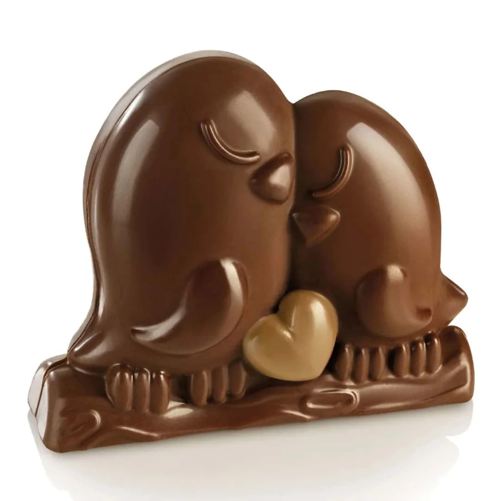 Kit 2 Stampi Cioccolato Loving Birds SILIKOMART